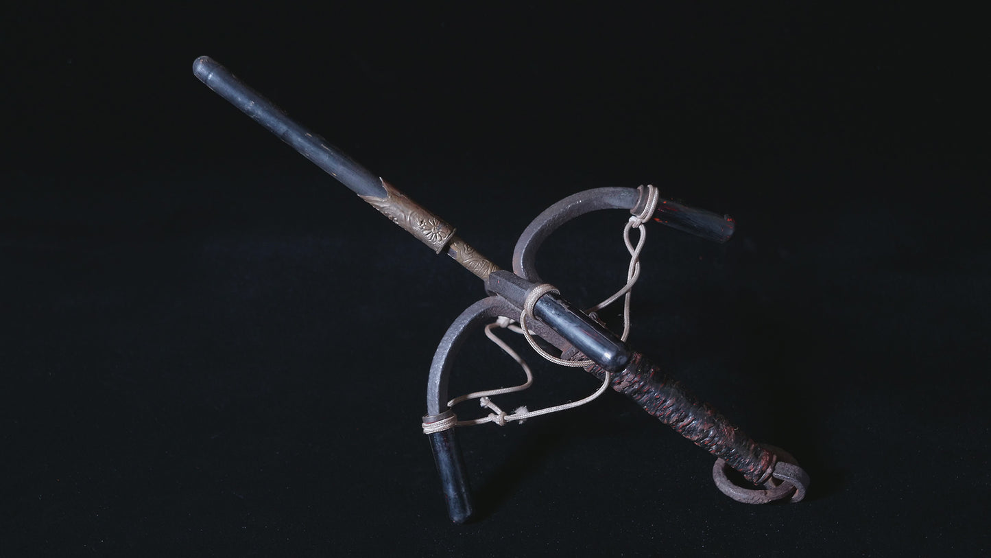 Hook rope with chained weight